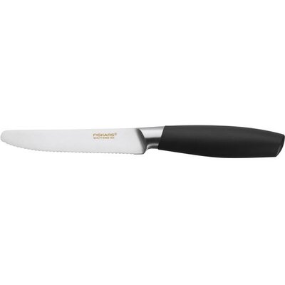 Paradicsomszeletelő kés, 11 cm, FISKARS "Functional Form +", fekete