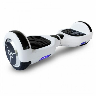 Hoverboard, Mini Segway Skate Flash K6+ 6,5" Bluetooth 500W Fehér