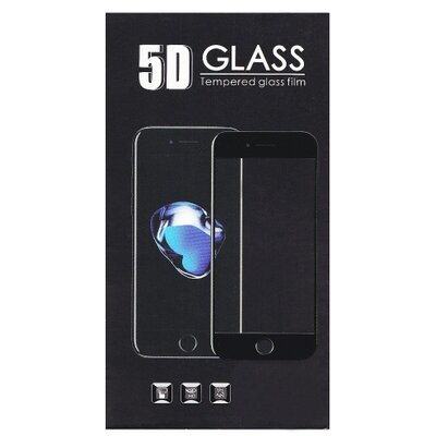 Kijelzővédő üvegfólia (5D full glue, íves, teljes felületén tapad, karcálló, 0.33 mm, 9H), Fehér [Samsung Galaxy A6+ (2018) SM-A605F]