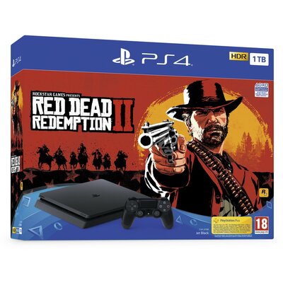 PlayStation 4 SLIM 1TB Red Dead Redemption 2 bundle (PS4)