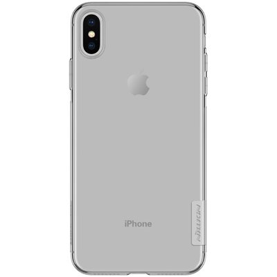 Nillkin Nature hátlapvédő telefontok gumi / szilikon (0.6 mm, ultravékony) Szürke [Apple iPhone XS Max 6.5]