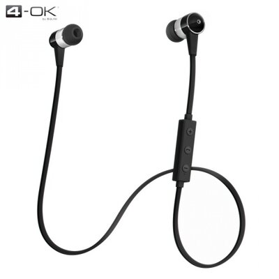 Blautel BT4ST1 4-OK ONE BLUETOOTH SZTEREO fülhallgató (SPORT, nyakba akasztható, mikrofon, lapos kábel), fekete