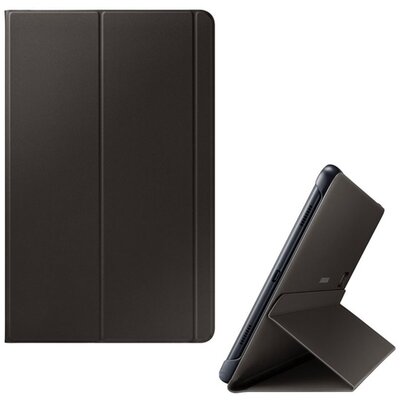 Samsung EF-BT590PBE Műanyag Tablet védőtok (FLIP, oldalra nyíló, asztali tartó funkció) FEKETE [Samsung Galaxy Tab A 10.5 LTE (2018) SM-T595, Samsung Galaxy Tab A 10.5 WIFI (2018) SM-T590]