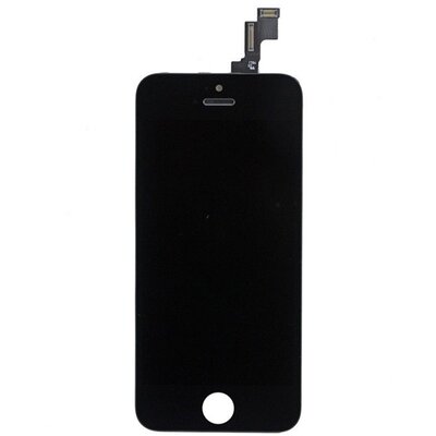Utángyártott LCD kijelző (érintő panellel), fekete [Apple iPhone SE]