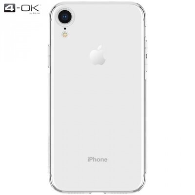 Blautel USIP9T 4-OK hátlapvédő telefontok gumi / szilikon (ultravékony) Átlátszó [Apple iPhone XR 6.1]