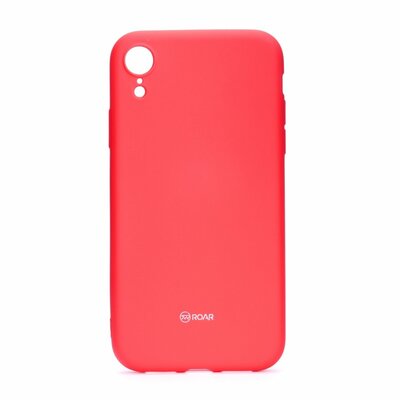 Roar Colorful Jelly matt szilikon hátlapvédő telefontok - Apple iPhone XR, rózsaszín
