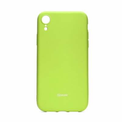 Roar Colorful Jelly matt szilikon hátlapvédő telefontok - Apple iPhone XR, Limezöld