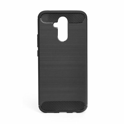 Forcell Carbon szilikon hátlapvédő telefontok, karbon mintás - Huawei Mate 20 LITE, Fekete