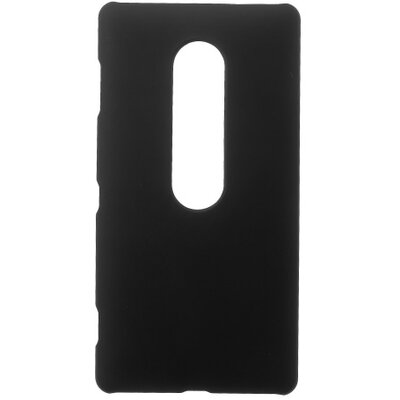 Műanyag hátlapvédő telefontok (gumírozott) Fekete [Sony Xperia XZ2 Premium (H8166)]
