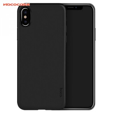HOCO THIN műanyag hátlapvédő telefontok (0.45mm, ultravékony) Fekete [Apple iPhone XS Max 6.5]