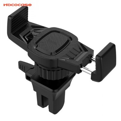 Hoco CA38 HOCO Platinum Sharp autós telefontartó (szellőzőre, 360°-ban forgatható, 55-82 mm) FEKETE [Univerzális]