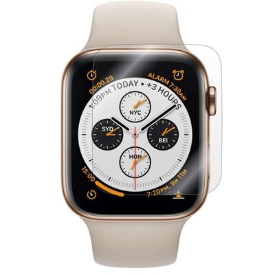 Kijelzővédő fólia (TPU, NEM íves, NEM ráhajló) CLEAR - Apple watch 4 40mm