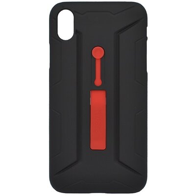 Nillkin Grip hátlapvédő telefontok gumi / szilikon (műanyag belső, közepesen ütésálló) Fekete [Apple iPhone XR 6.1]