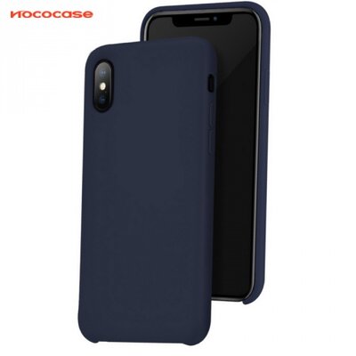 HOCO PURE műanyag hátlapvédő telefontok (közepesen ütésálló, gumírozott) SötétKék [Apple iPhone XS Max 6.5]