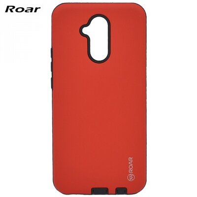 Roar Rico Armor hátlapvédő telefontok gumi / szilikon (közepesen ütésálló, műanyag hátlap, matt) Piros [Huawei Mate 20 Lite]