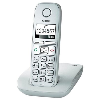 Siemens E310 vezetékes telefon, DECT / hordozható, világos-szürke