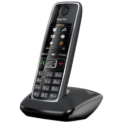 GIGASET C530 Telefon készülék, DECT / hordozható, fekete