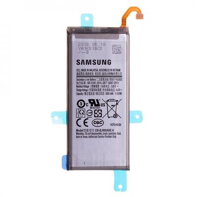 Samsung EB-BJ800ABE / GH82-16479A gyári akkumulátor 3000 mAh LI-ION - [Samsung Galaxy A6 (2018) SM-A600F, Samsung Galaxy J6 (2018) J600F]