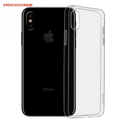 HOCO LIGHT hátlapvédő telefontok gumi / szilikon Szürke [Apple iPhone XS Max 6.5]