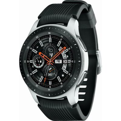 SAMSUNG Galaxy Watch okosóra (szilikon csuklópánt, 46mm), ezüst