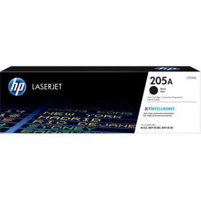 CF530A Lézertoner HP Color Laserjet MFP M181fw nyomtatókhoz, HP 205A fekete, 1,1k