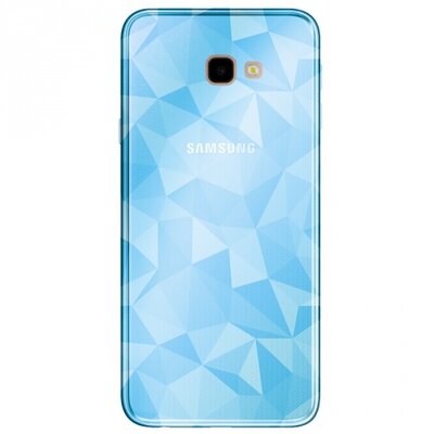Hátlapvédő telefontok gumi / szilikon (3D, gyémánt minta) VilágosKék [Samsung Galaxy J4+ Plus (J415F)]