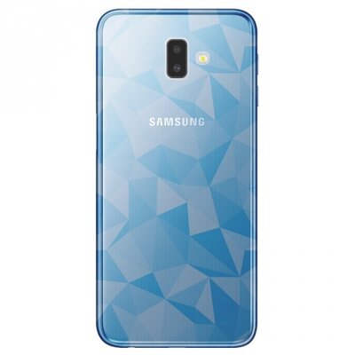 Hátlapvédő telefontok gumi / szilikon (3D, gyémánt minta) VilágosKék [Samsung Galaxy J6+ Plus (J610F)]