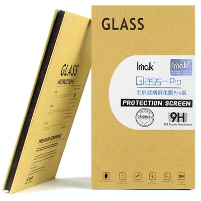 IMAK PRO+ Kijelzővédő üvegfólia (3D full cover, íves, ultravékony előlap, extra karcálló, 9H), Fekete [Xiaomi Mi Max 3]