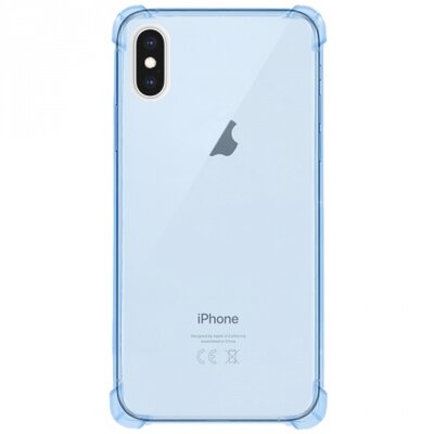 Hátlapvédő telefontok gumi / szilikon (shockproof, légpárnás sarok) Kék [Apple iPhone XS Max 6.5]