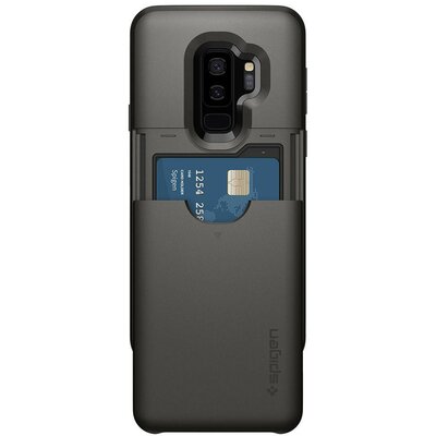 Spigen Slim Armor CS szilikon hátlapvédő telefontok, Galaxy S9+, Fekete