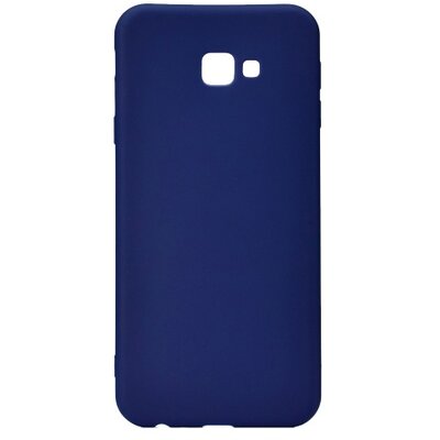 Hátlapvédő telefontok gumi / szilikon (matt) SötétKék [Samsung Galaxy J4+ Plus (J415F)]
