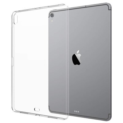 Tablet védőtok hátlap gumi / szilikon (fényes) Átlátszó [Apple IPAD Pro 11 (2018)]