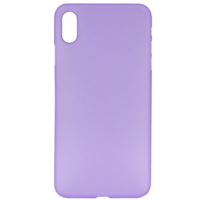 Műanyag hátlapvédő telefontok (matt, ultravékony) Lila [Apple iPhone XS Max 6.5]