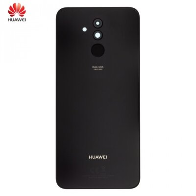 Huawei 02352DKP akkufedél, Fekete [Huawei Mate 20 Lite]