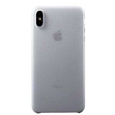 Műanyag hátlapvédő telefontok (matt, ultravékony) Átlátszó [Apple iPhone XS Max 6.5]