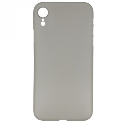 Műanyag hátlapvédő telefontok (matt, ultravékony) Szürke [Apple iPhone XR 6.1]