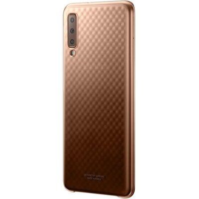 Samsung EF-AA750CFEG Műanyag hátlapvédő telefontok (ultravékony, gyémánt minta) Arany [Samsung Galaxy A7 (2018) SM-A750F]