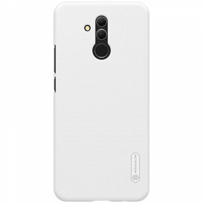 Nillkin Super Frosted műanyag hátlapvédő telefontok, gumírozott, érdes felület - Huawei Mate 20 Lite hátlap, Fehér