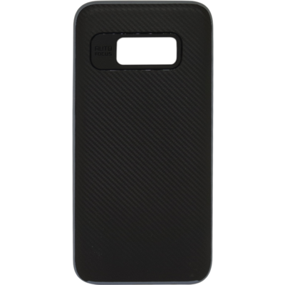 Ütésálló szilikon hátlapvédő telefontok - Galaxy A320, Fekete