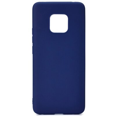 Hátlapvédő telefontok gumi / szilikon (matt) Kék [Huawei Mate 20]