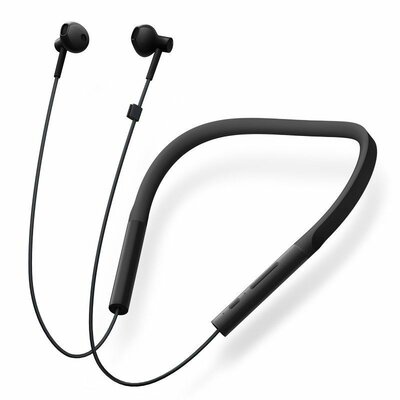 XIAOMI YOUTH (LYXQEJ02JY) bluetooth fülhallgató SZTEREO (v4.1, nyakba akasztható, felvevő gomb, hangerőszabályzó, SPORT), fekete
