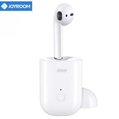 Joyroom JR-SP1 JOYROOM SP1 bluetooth fülhallgató MONO (v5.0i, multipoint, töltőtok), fehér