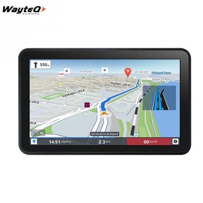 NAVIGÁCIÓS készülék Wayteq X995 MAX (7", Bluetooth, FM transmitter, WiFi, kamera) Sygic 3D Europe45 élettartam frissítés