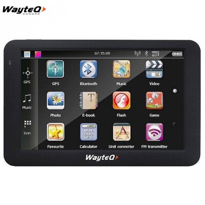 NAVIGÁCIÓS készülék Wayteq X985BT (5", Bluetooth, FM transmitter, WinCE)