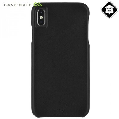 Case-mate CM037858 CASE-MATE BARELY THERE műanyag hátlapvédő telefontok (ultravékony, valódi bőrhátlap) Fekete [Apple iPhone XS Max 6.5]