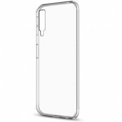 Hátlapvédő telefontok gumi / szilikon (ultravékony) Átlátszó [Samsung Galaxy A7 (2018) SM-A750F]