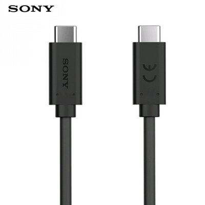 Sony UCB-32 Adatátvitel adatkábel (Type-C / Type-C, 100 cm hosszú), fekete
