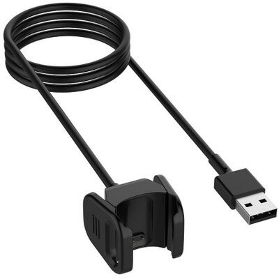 USB töltőkábel (100 cm), fekete - Fitbit Charge 3