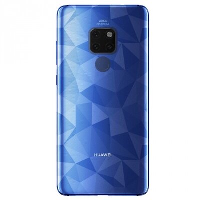 Hátlapvédő telefontok gumi / szilikon (3D, gyémánt minta) Kék [Huawei Mate 20]