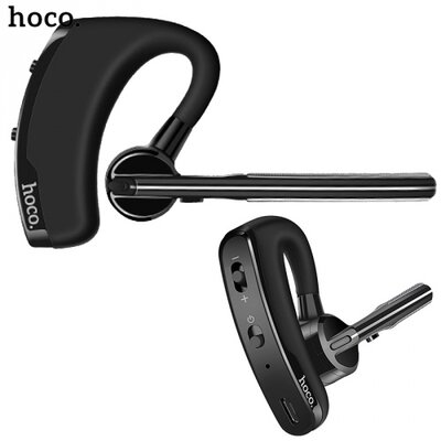 Hoco E15 REDE BLUETOOTH fülhallgató (v4.1, mikrofon, multipoint, hangerőszabályzó), fekete